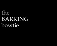 the BARKING bowtie Banner